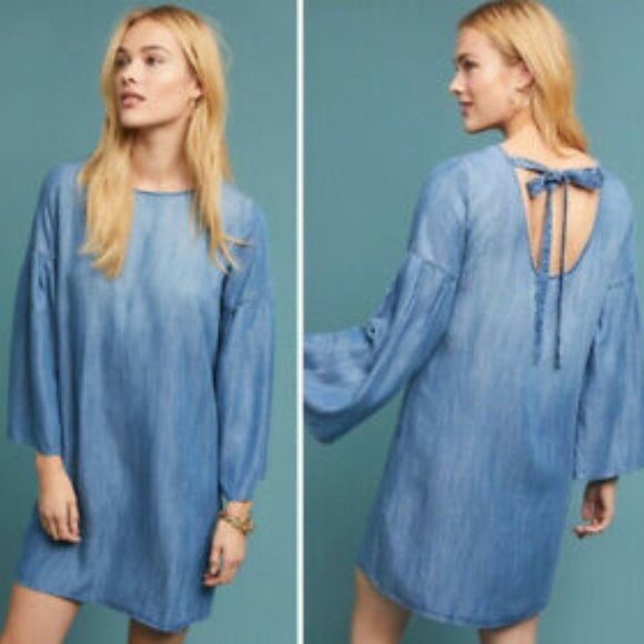 Anthropologie Dresses & Skirts - Anthropologie Cloth & Stone Chambray Tunic…
